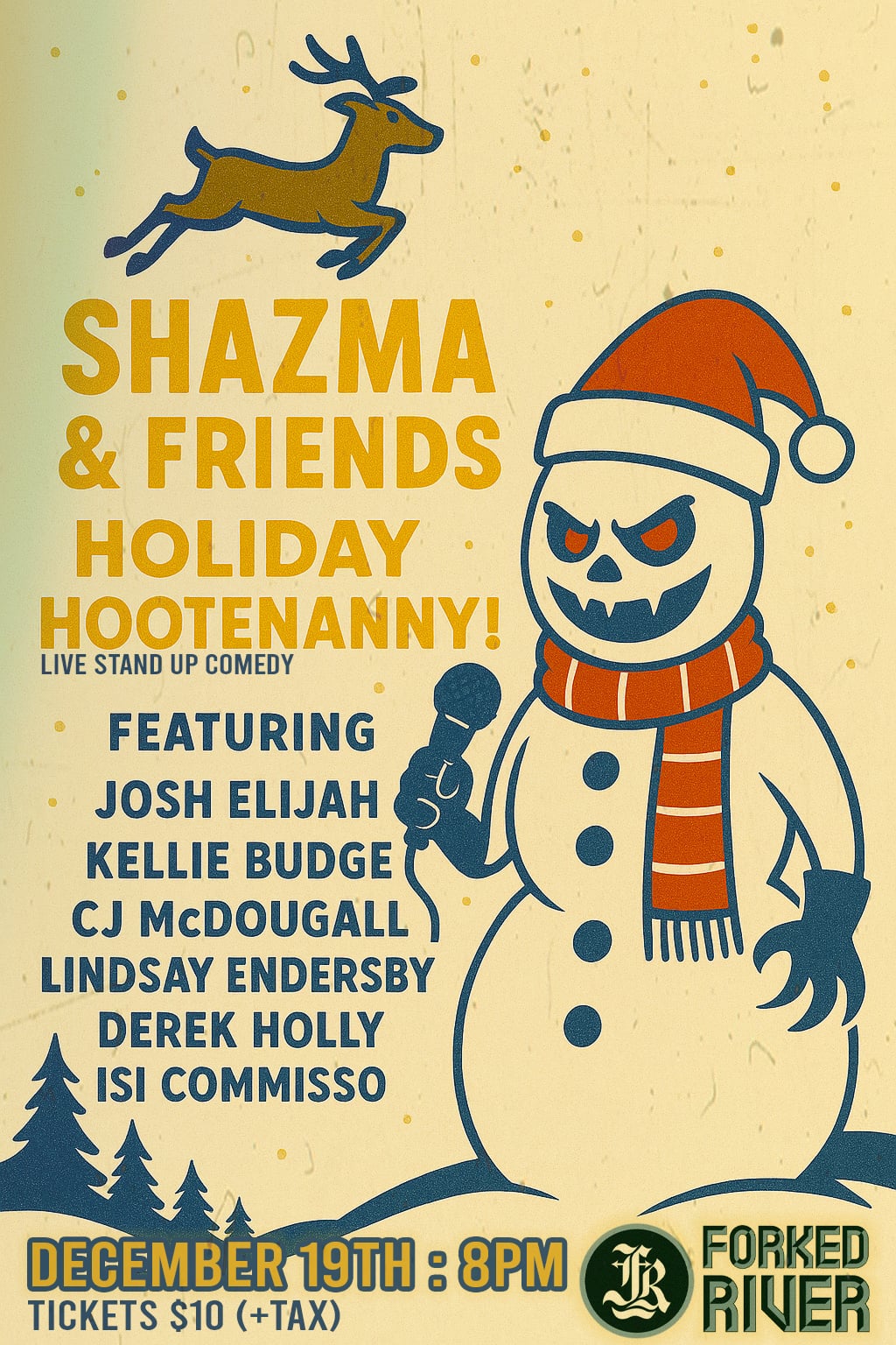 Shazma & Friends Holiday Comedy Show Dec 19th, 8pm