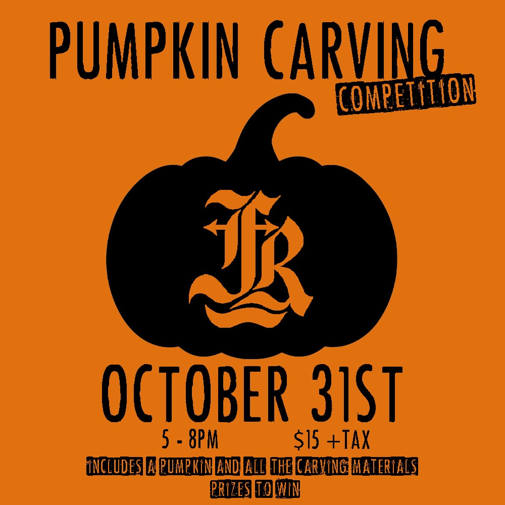 Pumpkin Carving Contest - Oct 31st